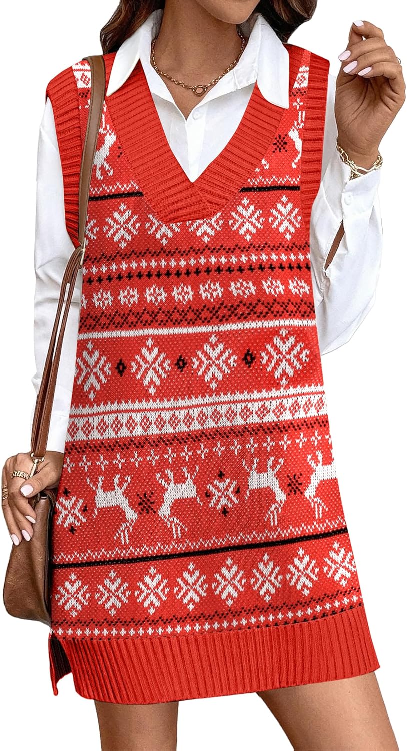 Stylish Womens Tank Sweater Dress for Casual Fall Fashion