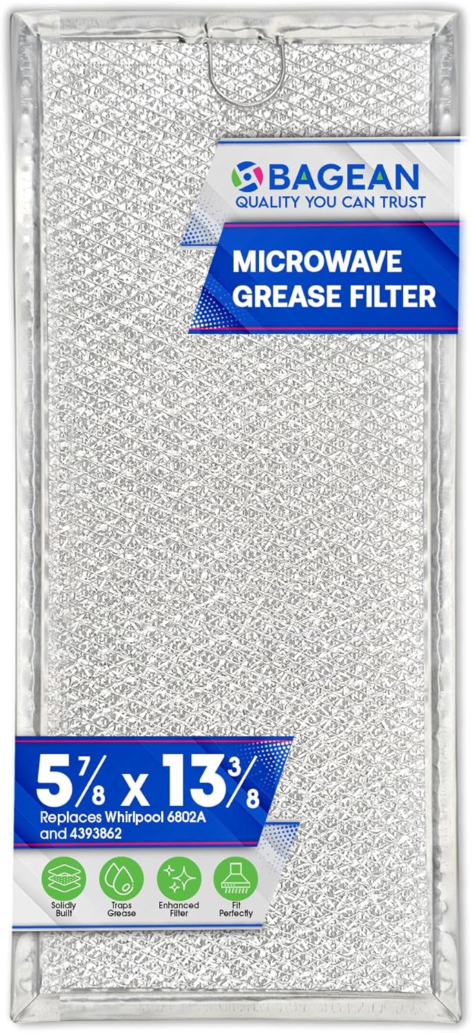 Bagean Microwave Grease Filter: Whirlpool 6802A Compatible