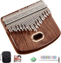 34 Keys Kalimba Thumb Piano Chromatic Beginner Set - Rich Resonance