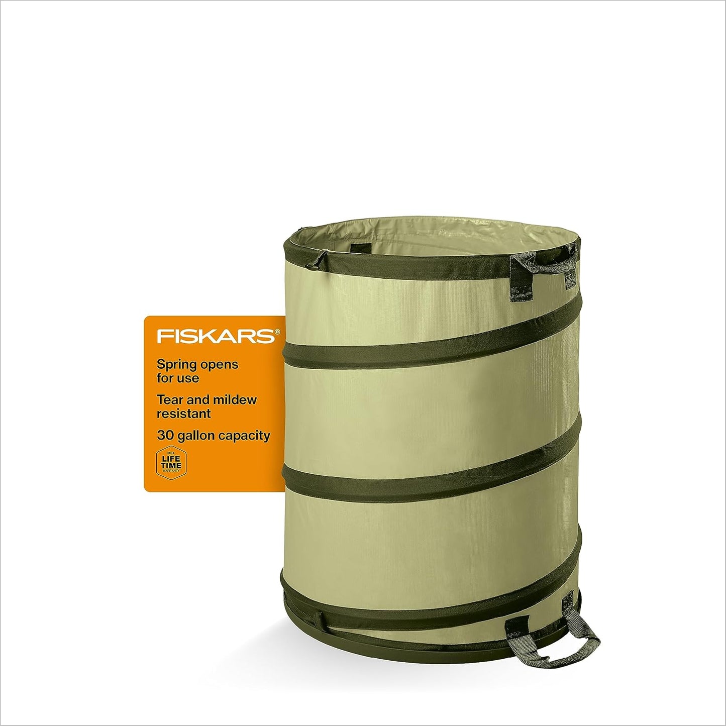 Fiskars Kangaroo Collapsible Garden Bag for Yard Waste Collection