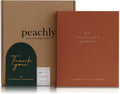 Peachly Pregnancy Journal - Linen Pregnancy Book to Capture Every