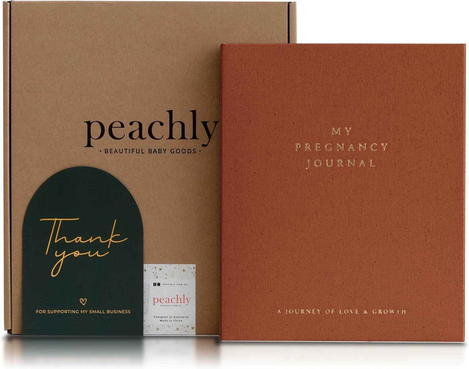 Peachly Pregnancy Journal - Capture Every Milestone Beautifully