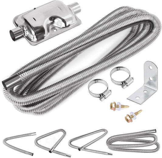 Stainless Steel Diesel Heater Exhaust Kit