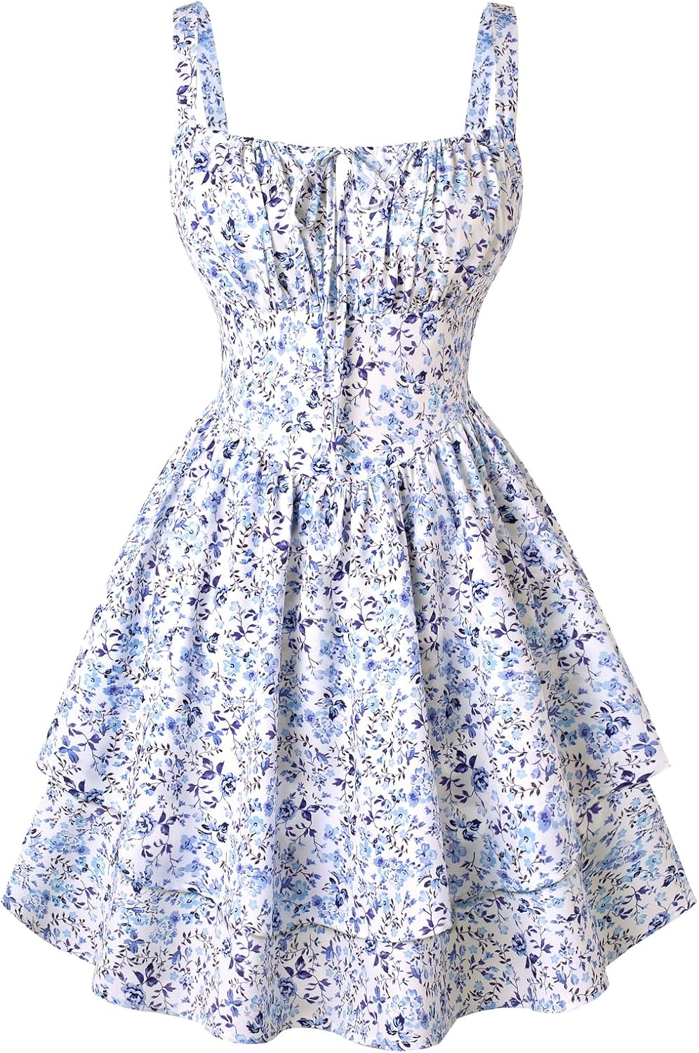 Floral Corset Dress for Women by Scarlet Darkness - Summer Style