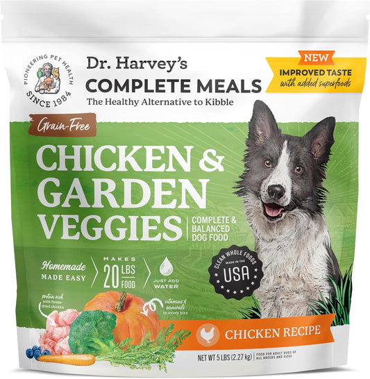 Dr. Harvey's Chicken & Garden Veggies Dog Food for Healthy Pets