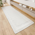Waffle Bath Mat Runner 2ftx6ft - Ultra Soft Absorbent Non Slip Rug