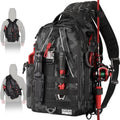 Ghosthorn Fishing Backpack Tackle Sling Bag - Versatile Rod Holder