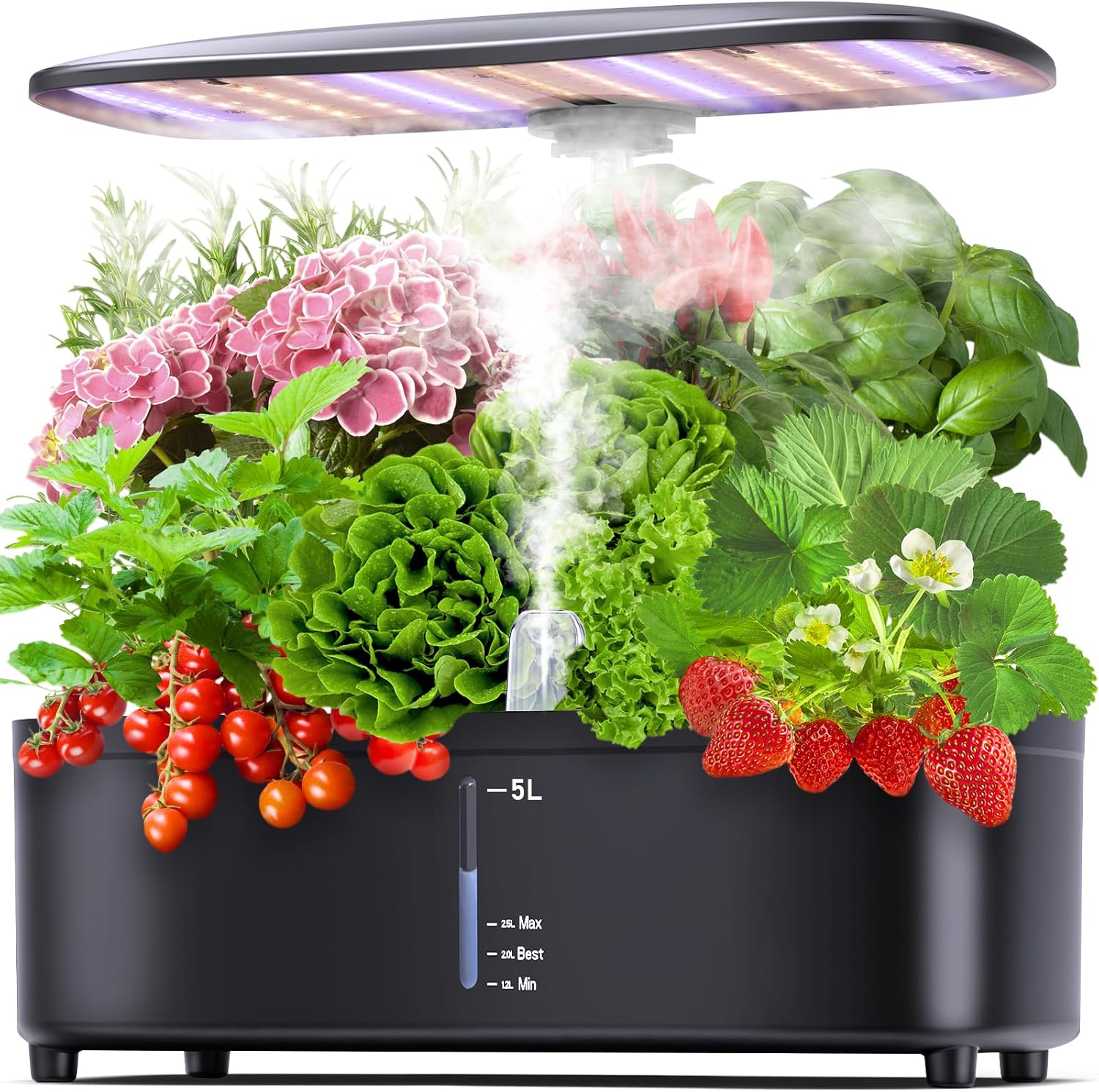 Okayice Hydroponic Herb Garden Kit - Grow Indoors Efficiently