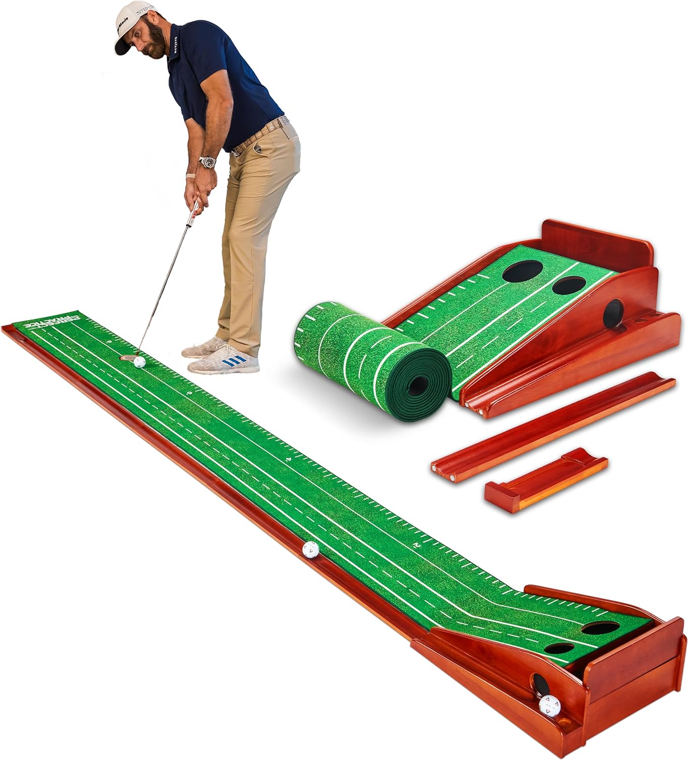 Portable Golf Putting Mat - Perfect Your Putts Anywhere!