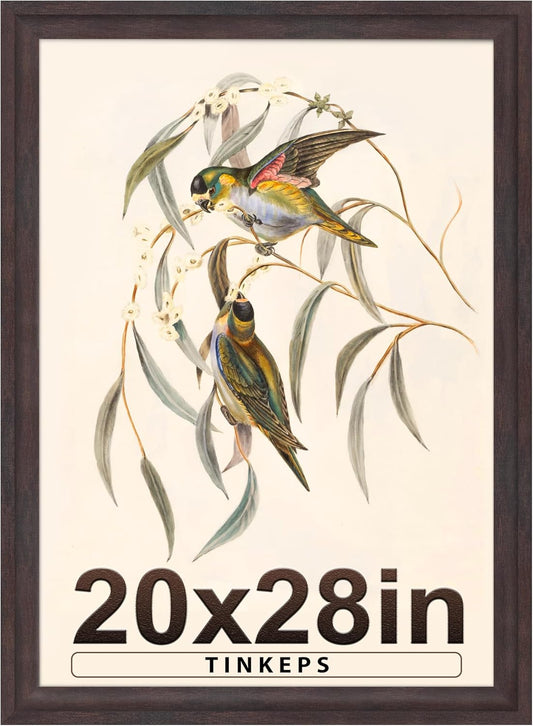20x28 Picture Frame with Curved Edges for Vintage Wall Decor