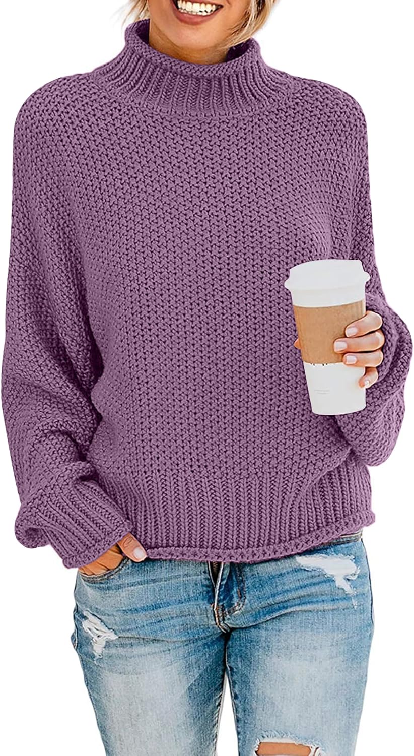 Stylish Oversized Turtleneck Sweater for Cozy Fall Fashion