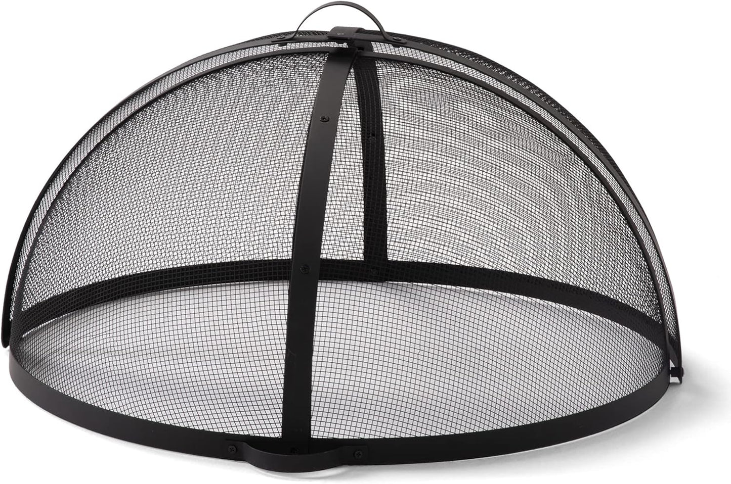 Heavy-Duty Fire Pit Screen with Hinged Design for Easy Use