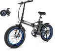 ECOTRIC Beginner Electric Bike 500W Foldaway 20in Fat Tire - Versatile