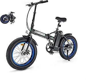 ECOTRIC Beginner Electric Bike 500W Foldaway E Bike for Adults