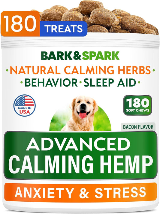 Advanced Calming Hemp Treats for Dogs - Anxiety Relief Chews