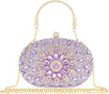 Elegant Rhinestone Clutch Purse for Women's Formal Events