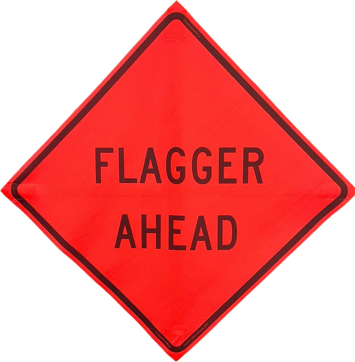 OrangeGear 48 x 48 MUTCD Compliant Safety Mesh Traffic Sign