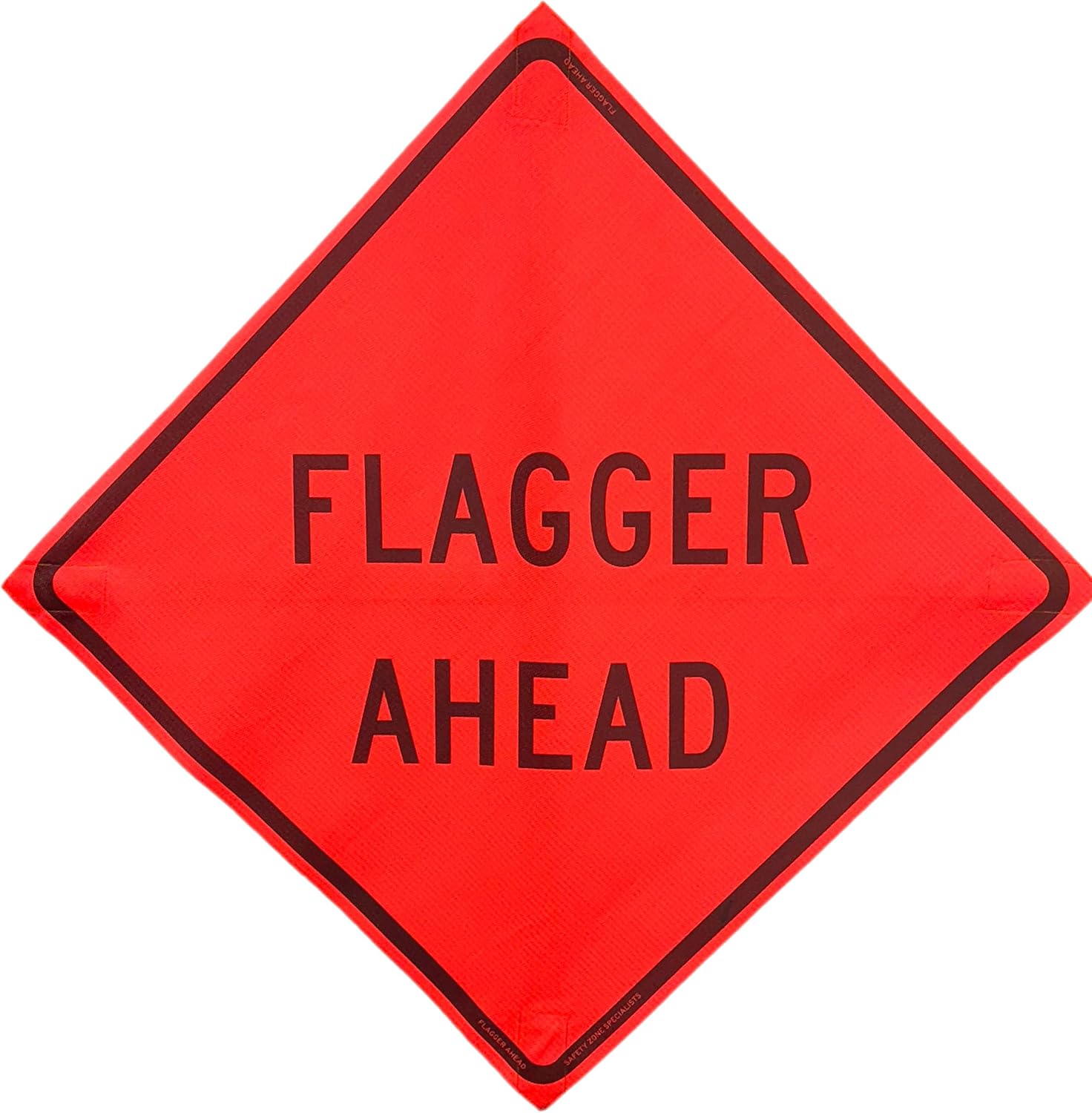 OrangeGear 48 x 48 MUTCD Compliant Safety Mesh Traffic Sign