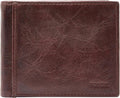 Fossil Men's Leather Bifold Wallet with Flip ID Window - Slim Leather
