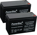 PowerStar RBC Series 12V 9AH Replacement Batteries - 2 Pack
