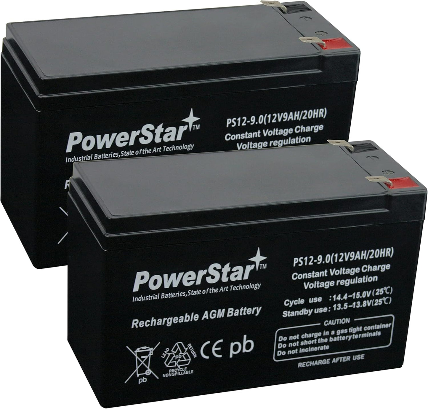 PowerStar RBC5 RBC9 RBC22 RBC32 RBC33 RBC48 Compatible Batteries
