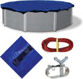 Blue Wave Gold 15-Year 24 ft Round Winter Pool Cover - Durable