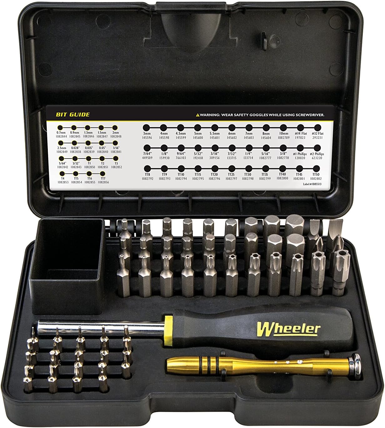 Wheeler 55 Piece Hex and Torx Screwdriver Set for Gunsmithing