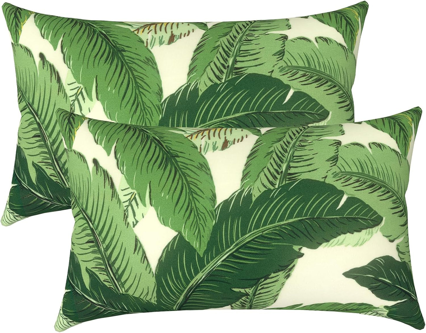 Set of 2 Patio Lumbar Pillows for Outdoor Comfort and Style