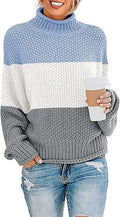 Turtleneck Batwing Sleeve Oversized Chunky Knit Sweater - Cozy Fit