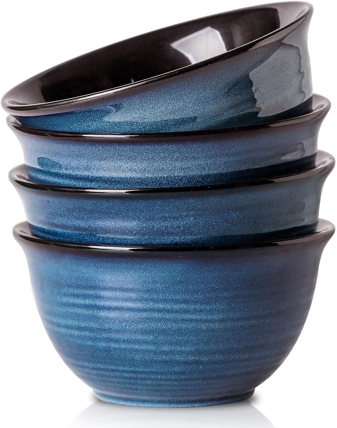 Large 40 Ounce Ceramic Soup Bowls Set of 4 for Kitchen Use
