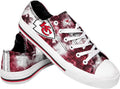 Dallas Cowboys Women's Glitter Canvas Sneakers - Team Logo Style