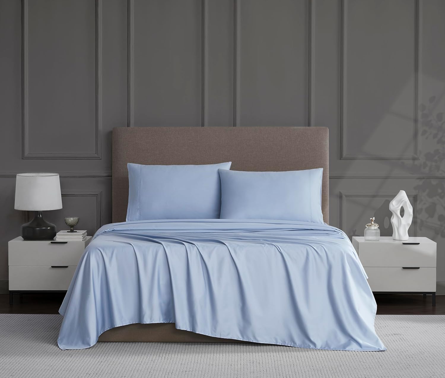 Luxury Cotton 1200 Thread Count Sheet Set for Queen Beds