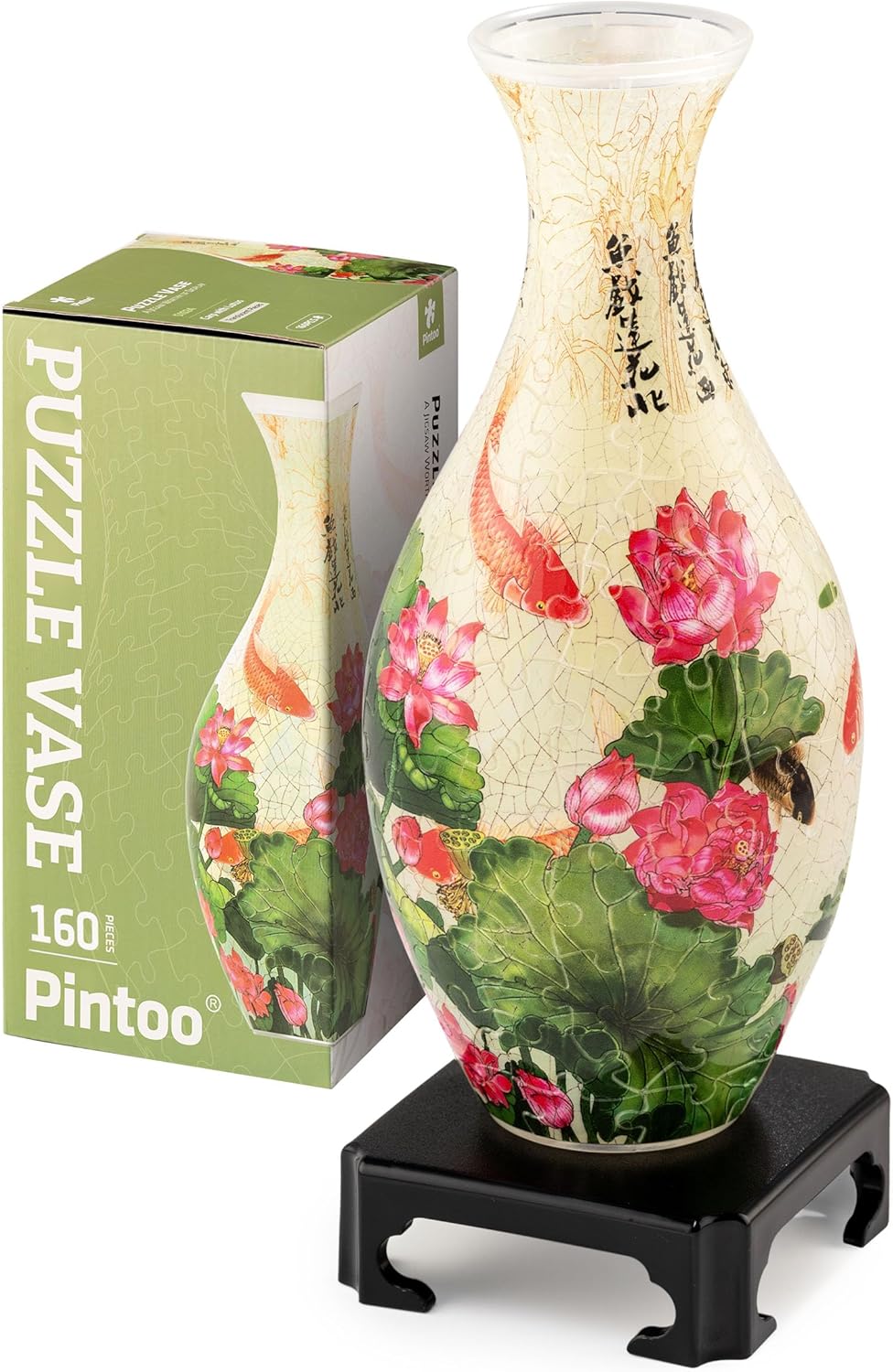 Pintoo 3D Puzzle Vase for Unique Flower Arrangements and Decor