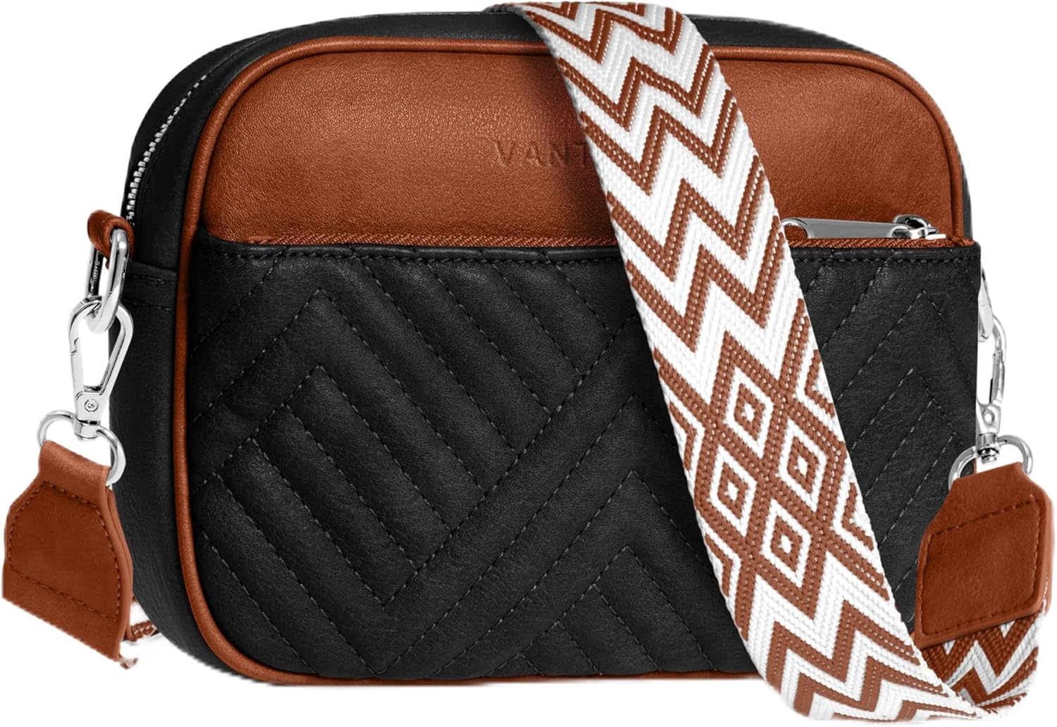 Vantamo Crossbody Bags for Women with Anti-Pickpocket Clip