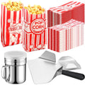 Popcorn Machine Supplies Set 602 Pieces - Complete Party Kit