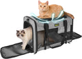 Cat Carrier for 2 Cats/Kitten - Foldable Soft-Sided Travel Pet Bag