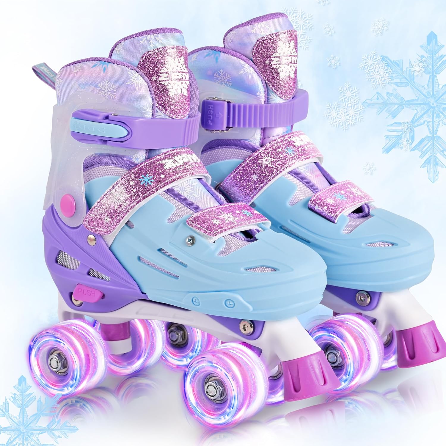 2PM SPORTS Roller Skates for Kids with Light Up Wheels