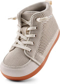 Toddler Wide Barefoot Shoes for Kids - Lightweight High Top Comfort