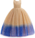 Girls Tulle Dress with Belt - Flower Girl Bridesmaid Pageant Dress