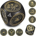 DND Spinner Dice 7-in-1 Metal Dice Set - Unique 3D Relief Spinner