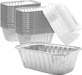 Chef-Grade Thick 6x3.75in Tin Loaf Pans w Lids 50 Pk - Durable