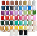Frosted Matt Embroidery Machine Thread 52 Spools 40WT Kit - Matte