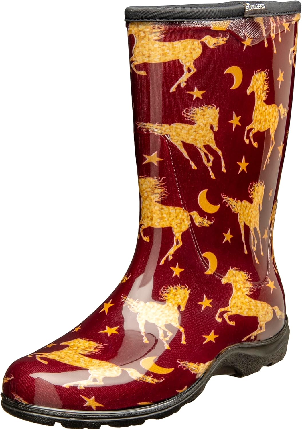 Sloggers Waterproof Garden Rain Boots for Women - Cute Mid-Calf