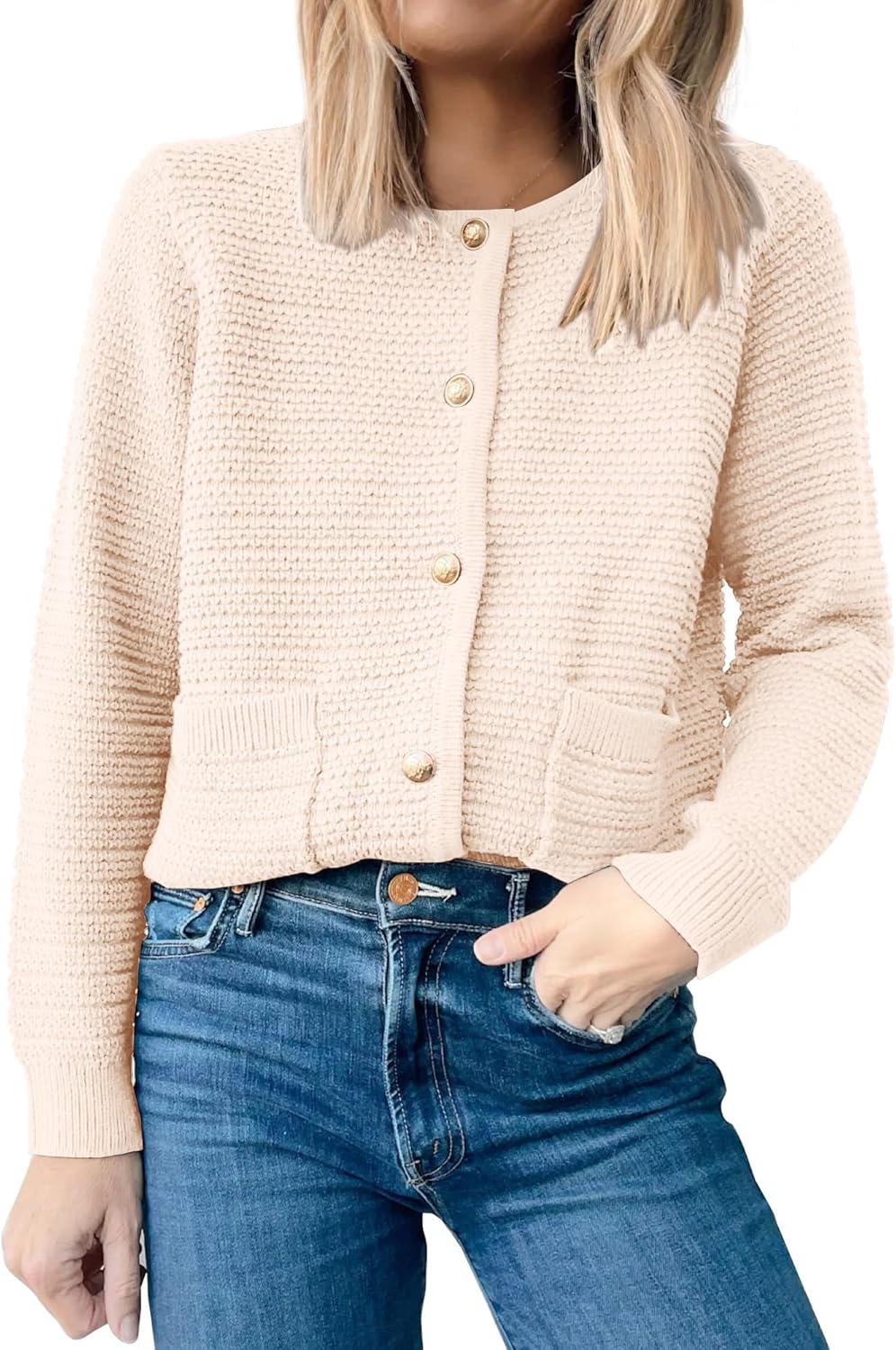 Stylish ANRABESS Womens Cardigan Sweater for Fall Outfits