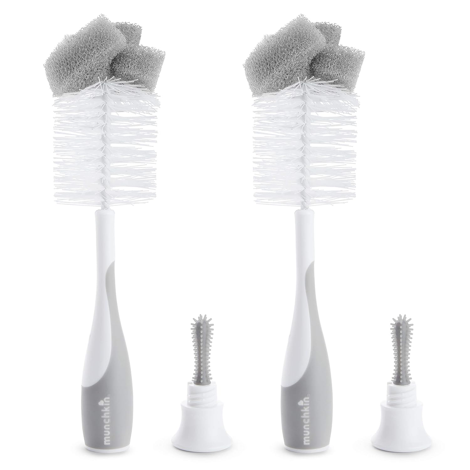 Effortlessly clean with Munchkin Sponge Brush