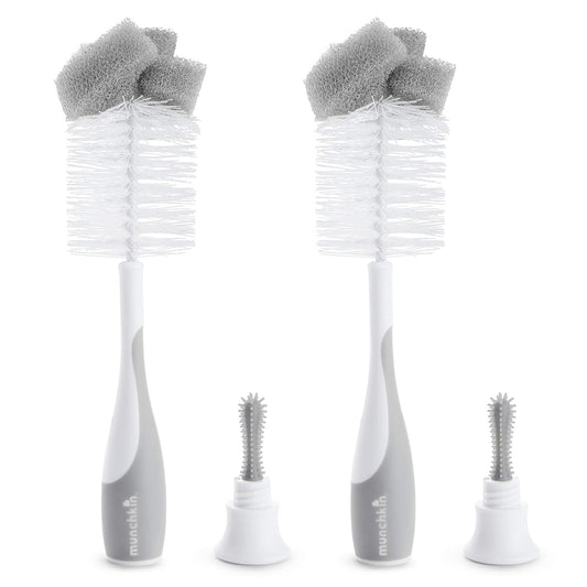 Effortlessly clean with Munchkin Sponge Brush
