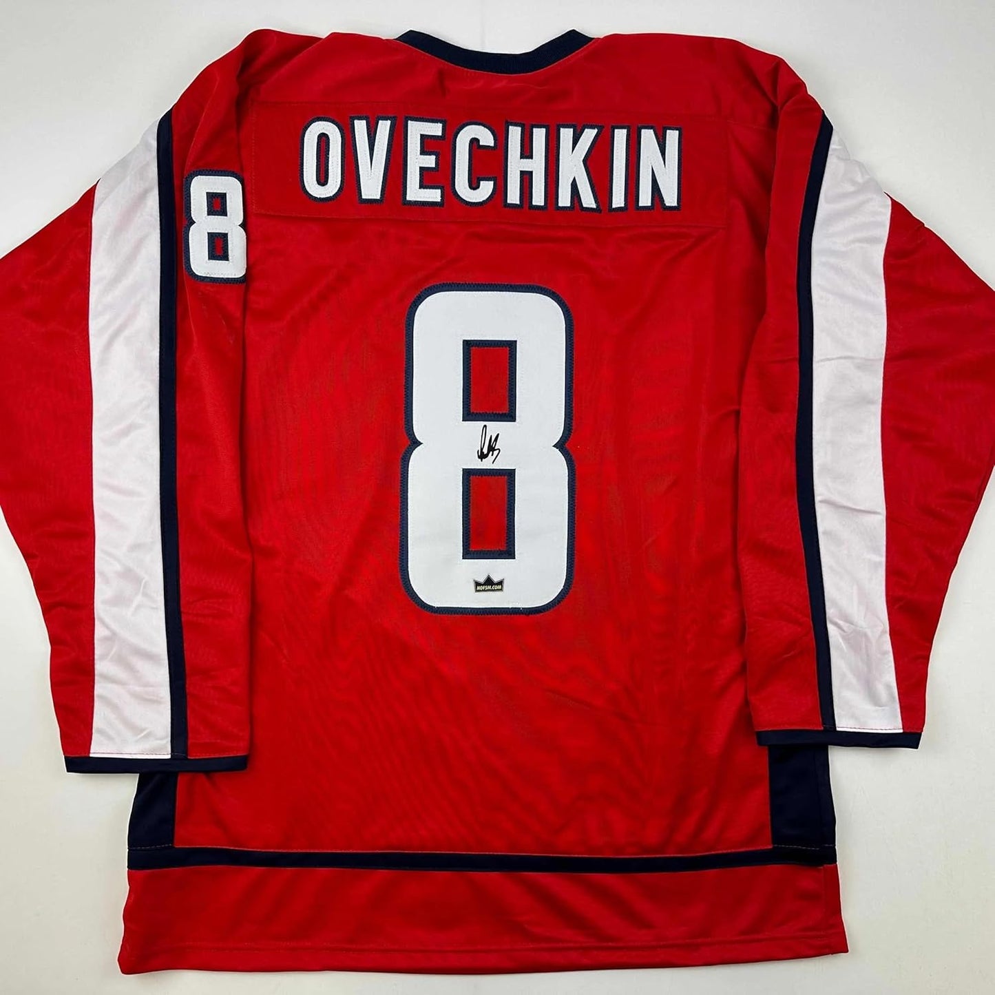Facsimile Autographed Alexander Ovechkin Hockey Jersey XL