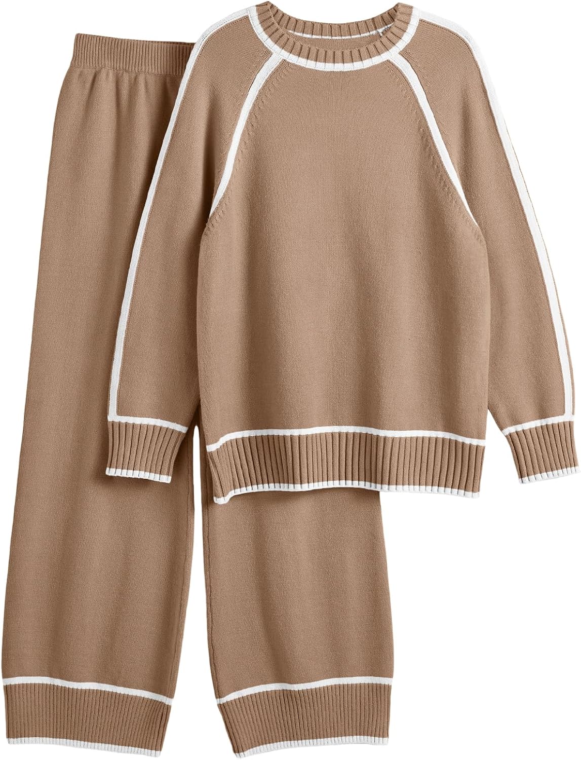 LILLUSORY 2 Piece Knit Lounge Set for Stylish Comfort