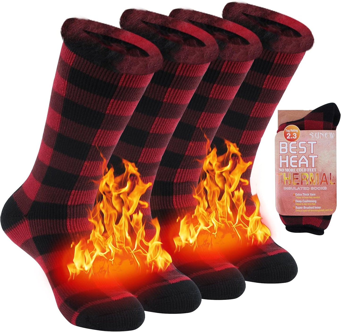 Sunew Insulated Thermal Crew Socks
