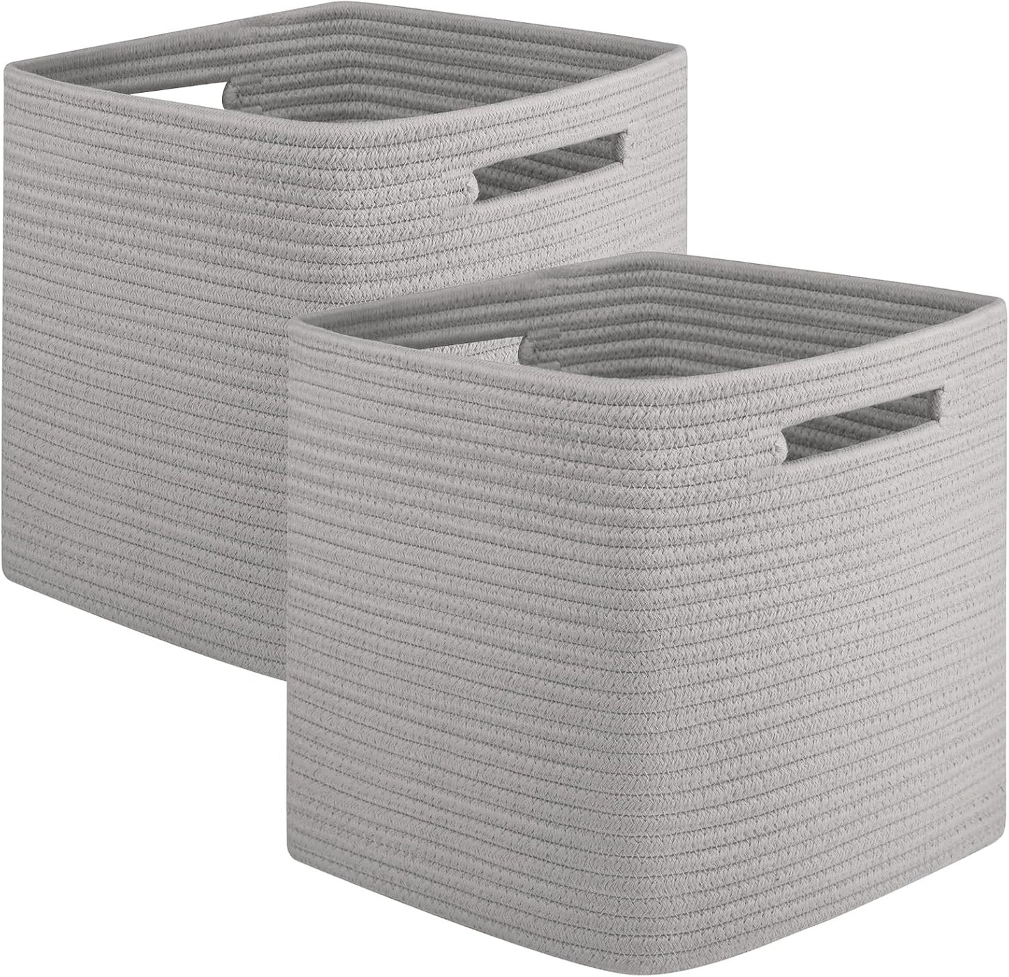 OIAHOMY 13 Inch Cube Storage Organizer Bins for Home Use